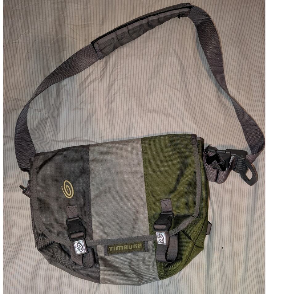 Vintage Timbuk2 Messenger Bag Tricolor 15x13
